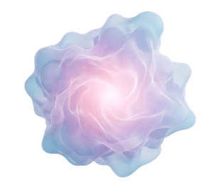 A swirling, formless cloud of soft color suggesting that feeling lost is part of a larger process of becoming.